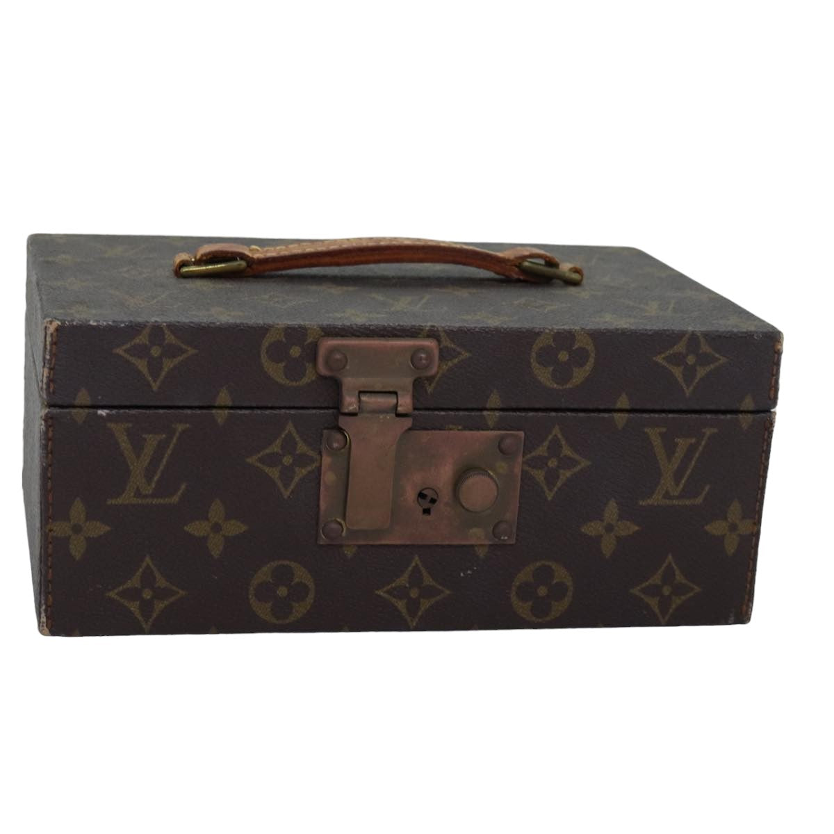 LOUIS VUITTON Monogram Boite A Tour Jewelry Box M47236 LV 76661