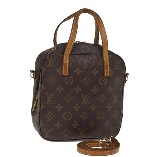 LOUIS VUITTON Monogram Spontini Hand Bag 2way M47500 LV 76684