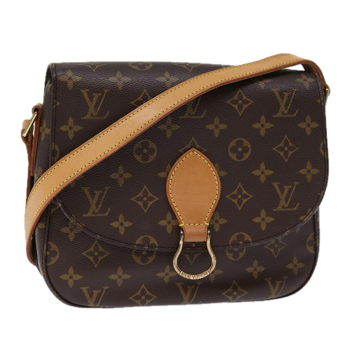 LOUIS VUITTON Monogram Saint Cloud GM Shoulder Bag M51242 LV 76685