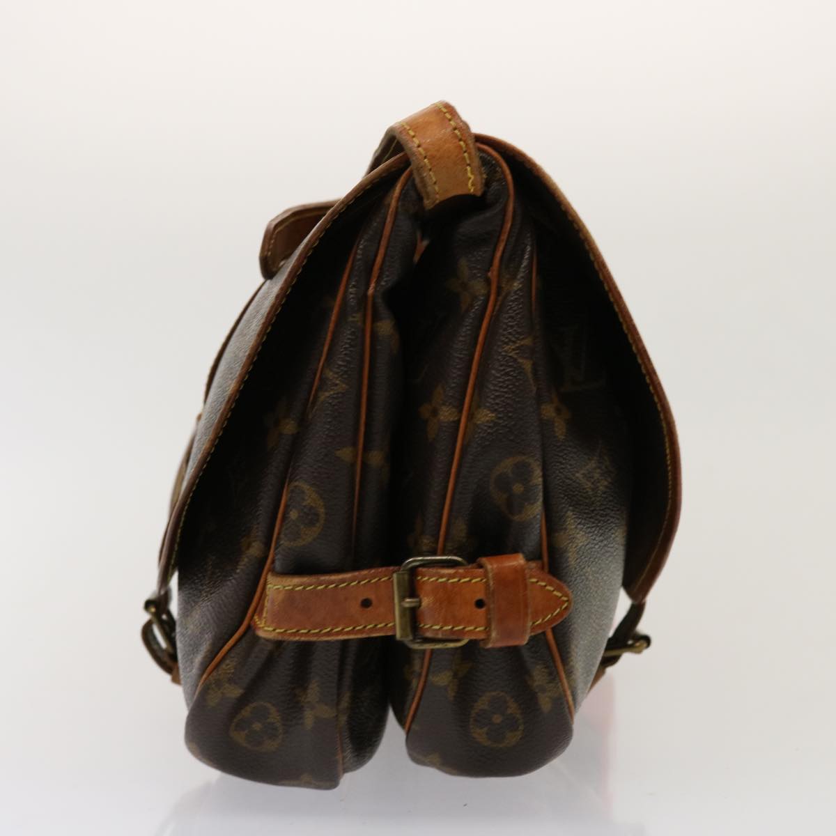 LOUIS VUITTON Monogram Saumur 30 Shoulder Bag M42256 LV 76686