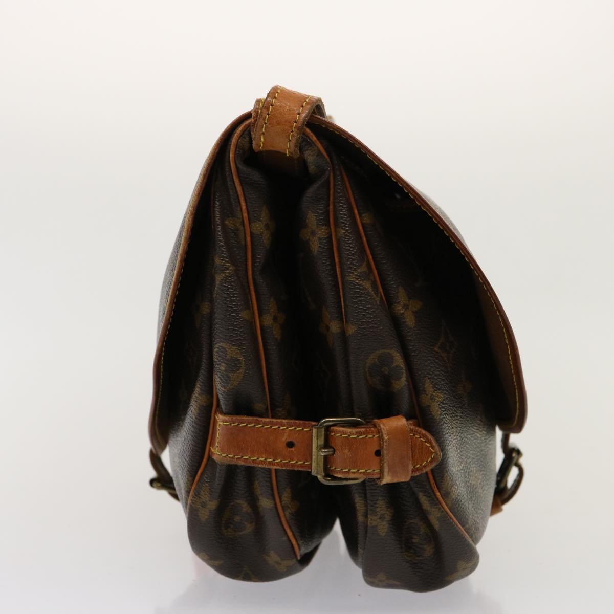 LOUIS VUITTON Monogram Saumur 30 Shoulder Bag M42256 LV 76686