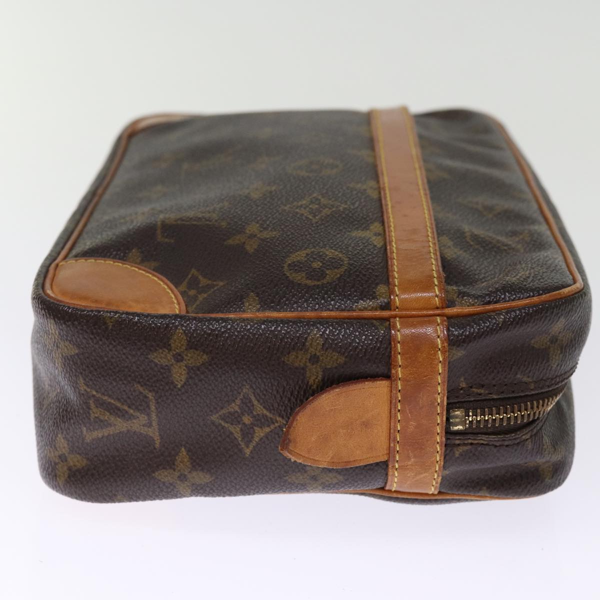 LOUIS VUITTON Monogram Compiegne 28 Clutch Bag M51845 LV 76688
