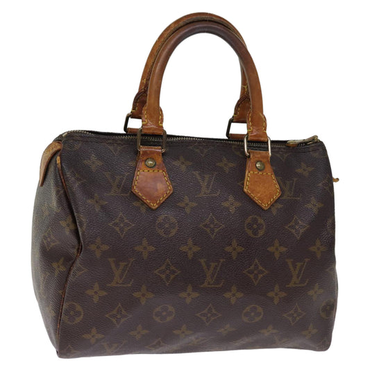 LOUIS VUITTON Monogram Speedy 25 Hand Bag M41528 LV 76706