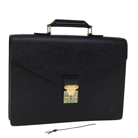 LOUIS VUITTON Epi Serviette Conseiller Briefcase Black M54422 LV 76713