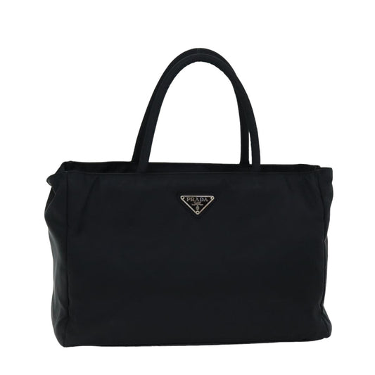 PRADA Hand Bag Nylon Black  76714