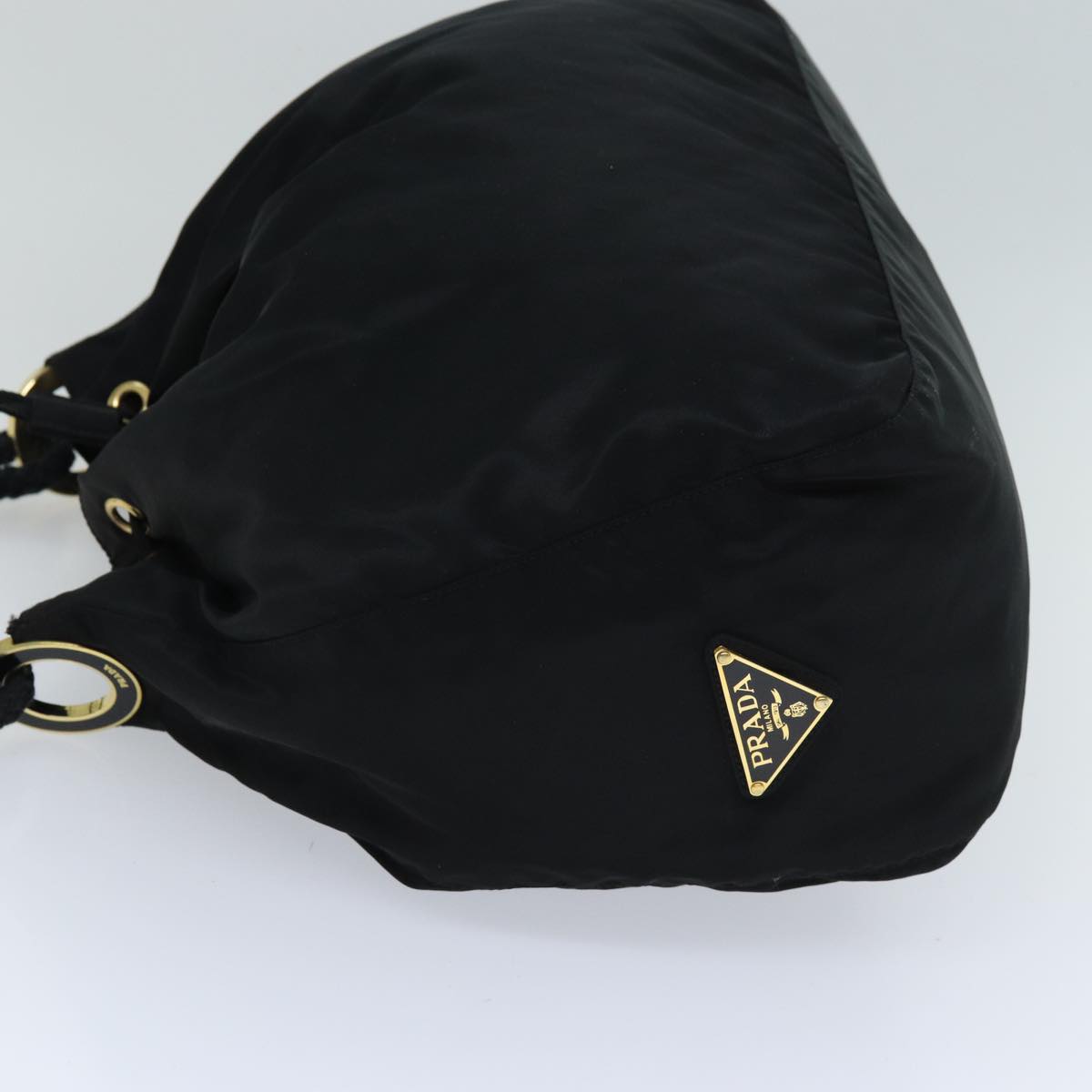 PRADA Shoulder Bag Nylon Black  76717