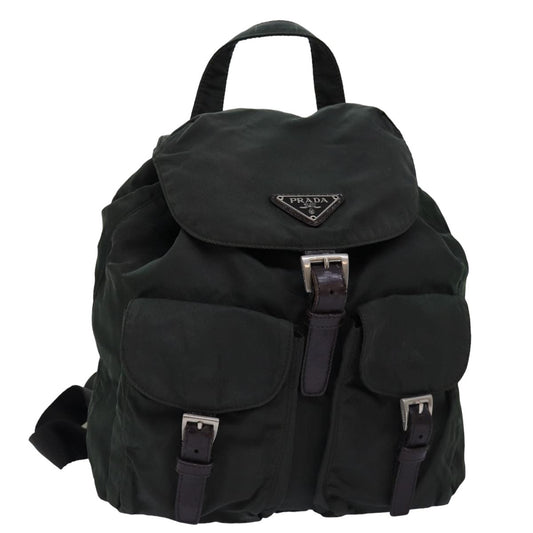 PRADA Backpack Nylon Khaki  76798