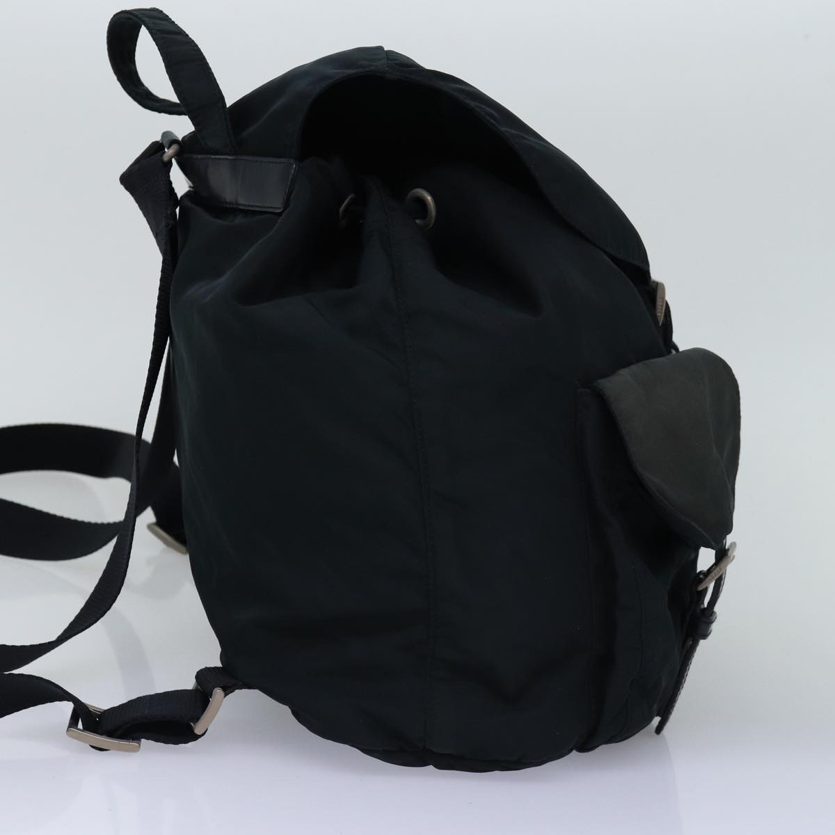 PRADA Backpack Nylon Navy  76799