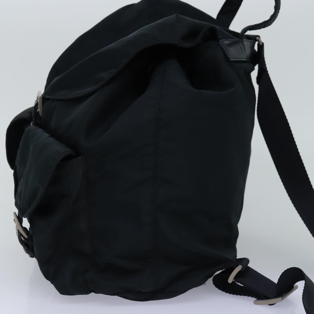 PRADA Backpack Nylon Navy  76799