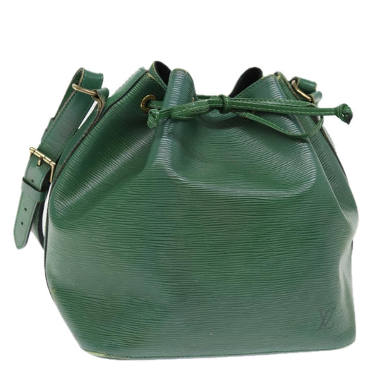 LOUIS VUITTON Epi Petit Noe Shoulder Bag Green M44104 LV 76937