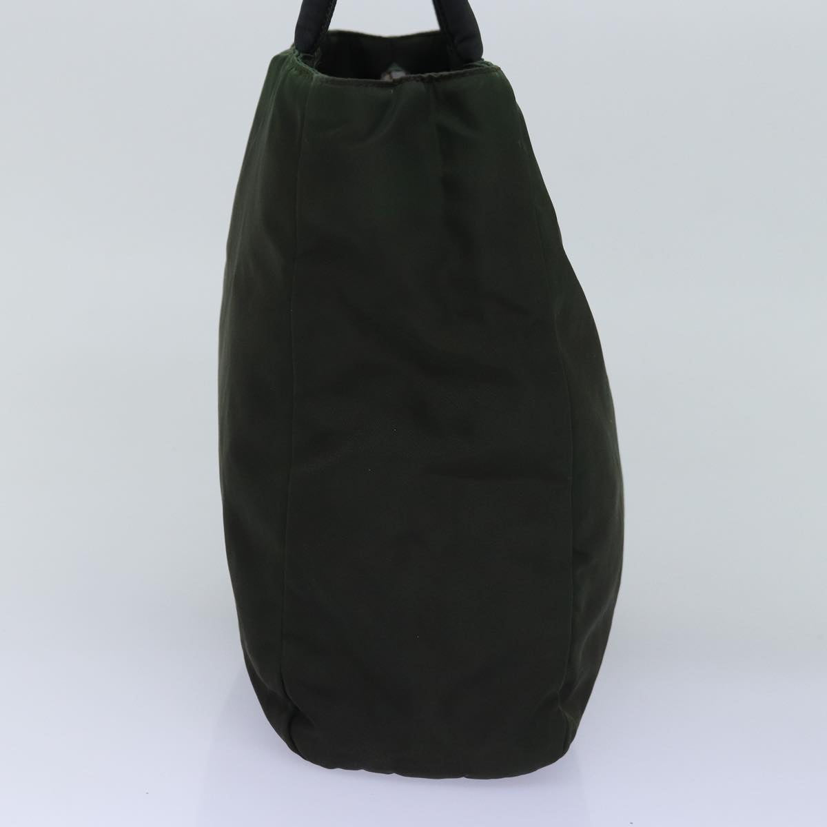 PRADA Hand Bag Nylon Khaki  76966