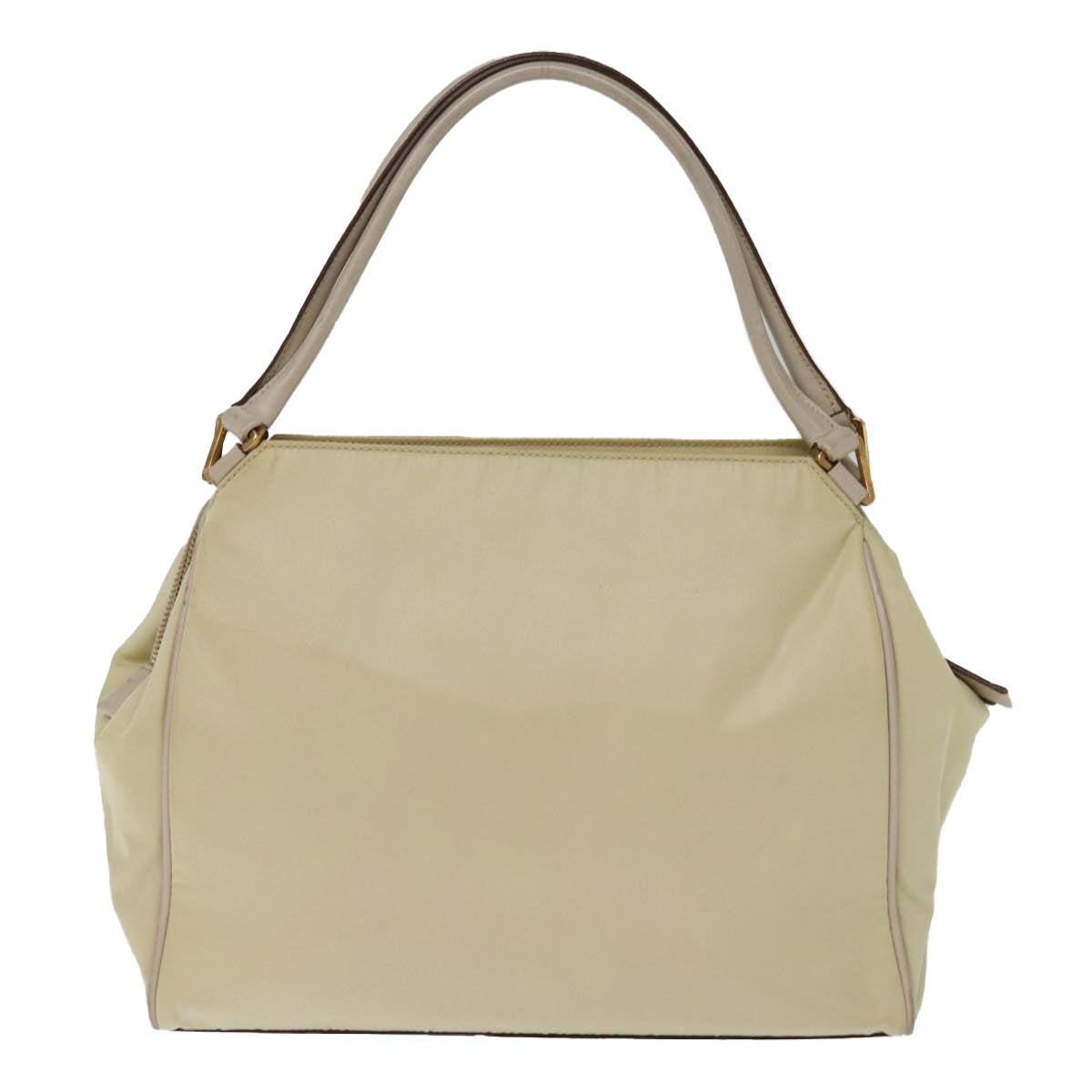 PRADA Tote Bag Nylon Cream  76972