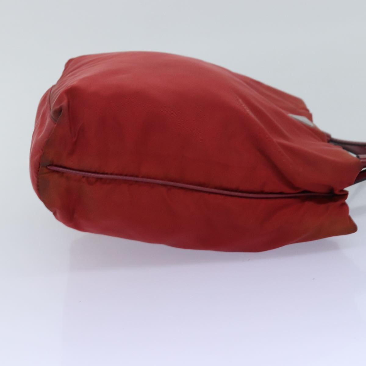 PRADA Hand Bag Nylon Red  76974