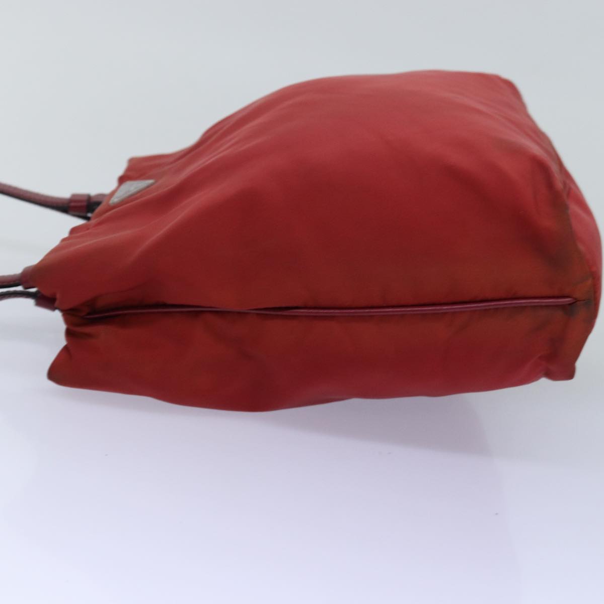 PRADA Hand Bag Nylon Red  76974