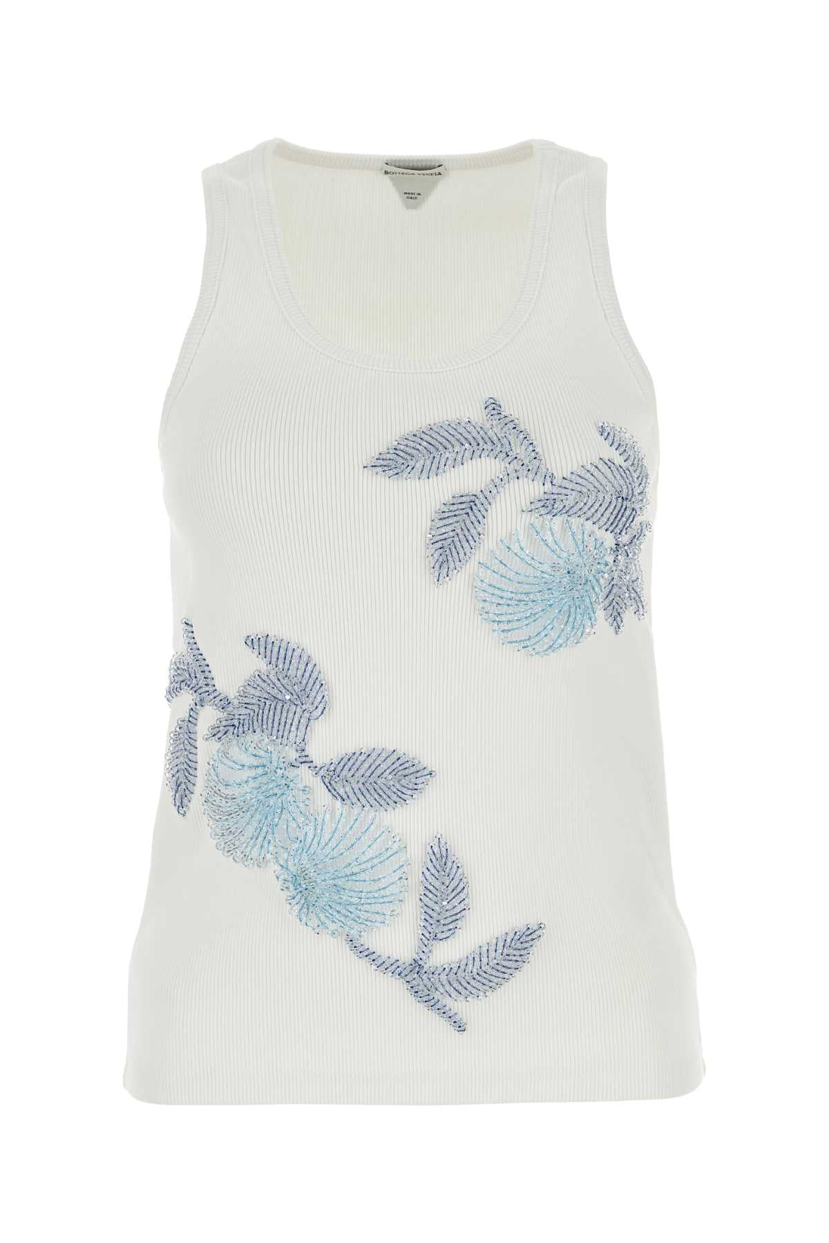 BOTTEGA VENETA Stretch Cotton Tank Top for Women