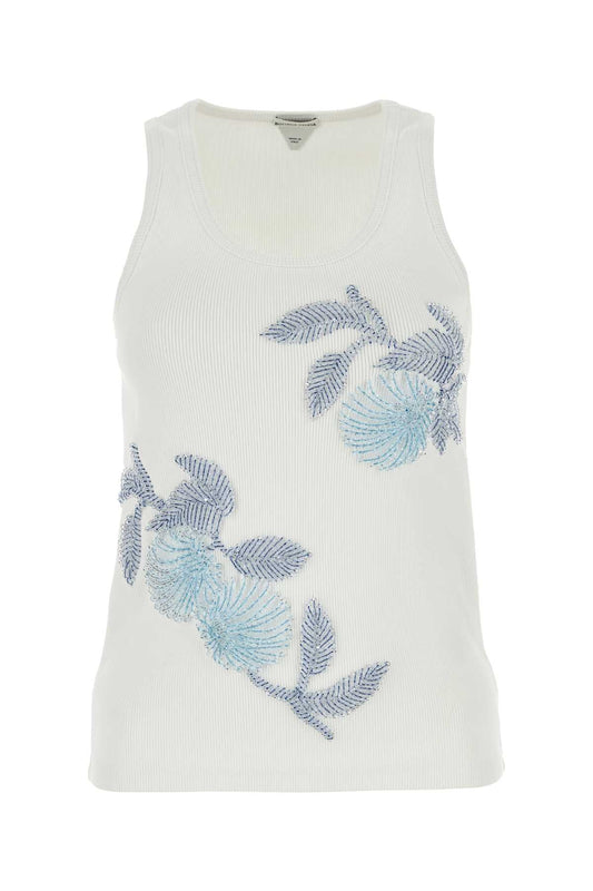 BOTTEGA VENETA Stretch Cotton Tank Top for Women
