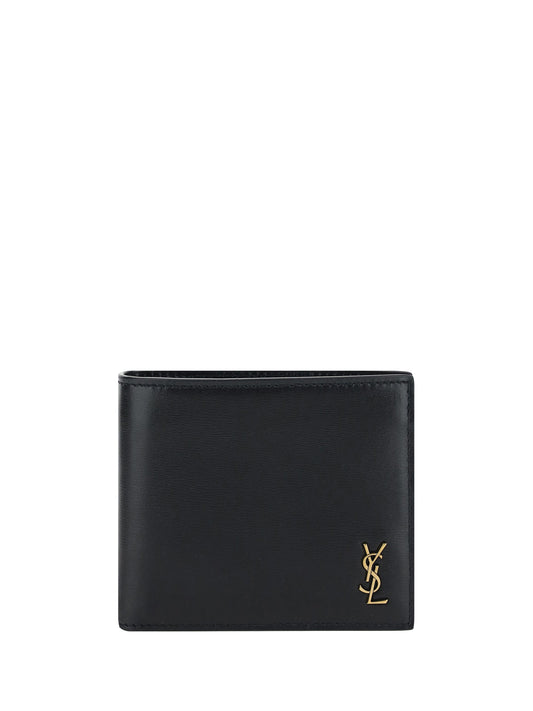 Saint Laurent Men Leather Wallet