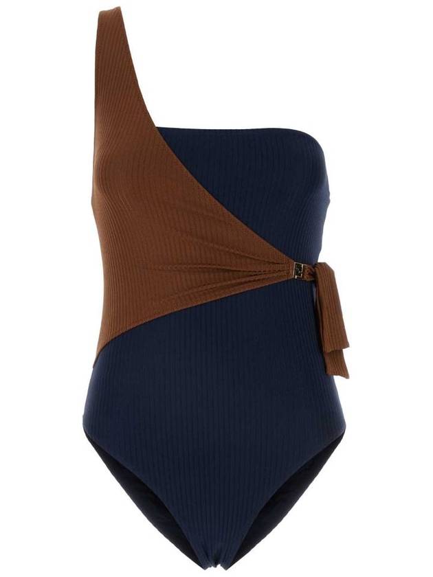 Fendi Lycra one piece swimsuit blue