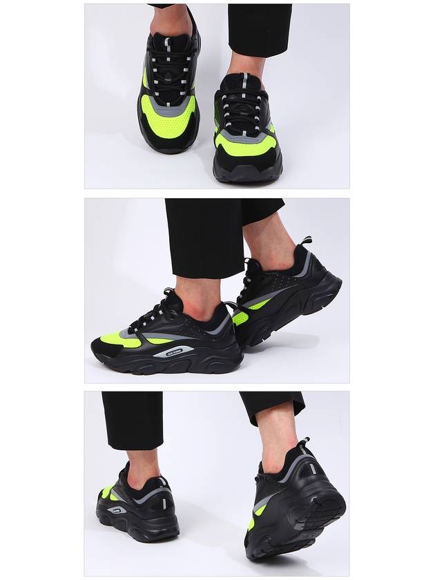 B22 Technical Mesh Low Top Sneakers Black Dior