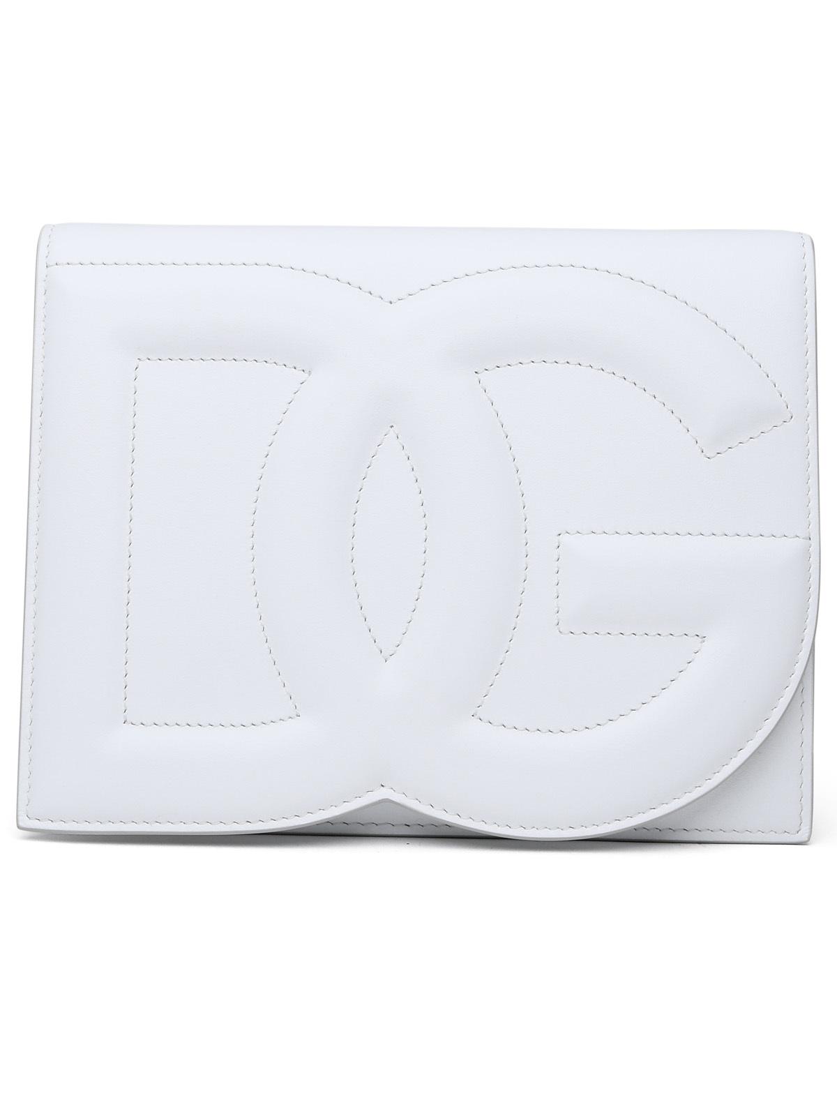 Dolce & Gabbana White Leather Bag Women