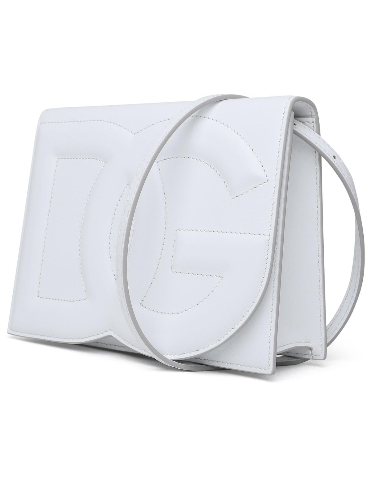 Dolce & Gabbana White Leather Bag Women