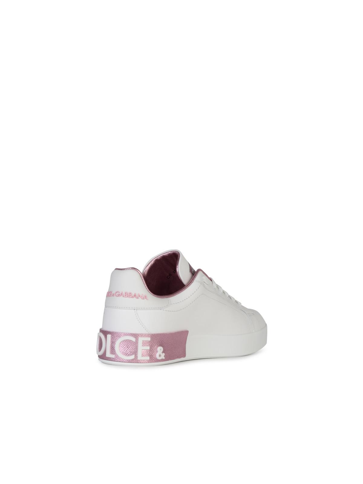 Dolce & Gabbana Portofino Leather Sneakers Women