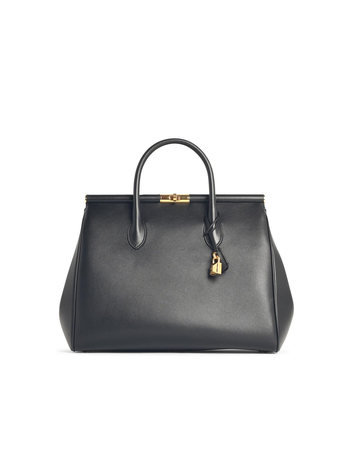Dolce & Gabbana 'New Sicily' Black Leather Bag Women