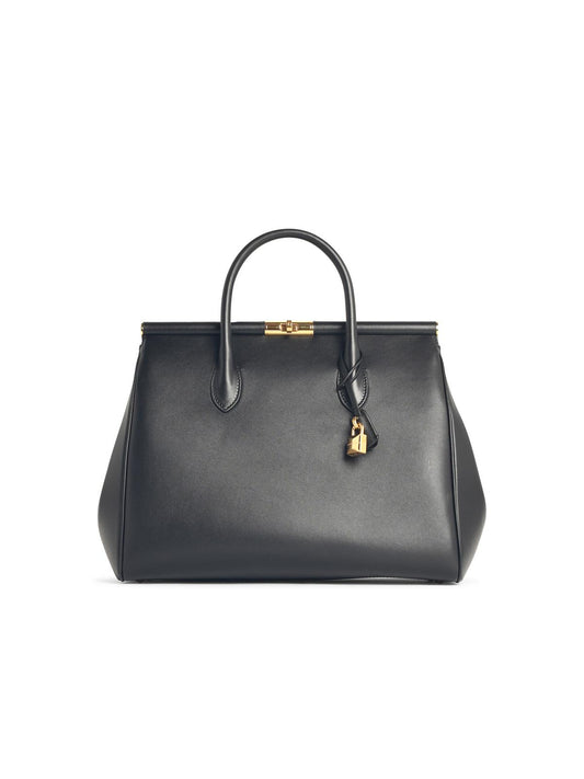 Dolce & Gabbana 'New Sicily' Black Leather Bag Women