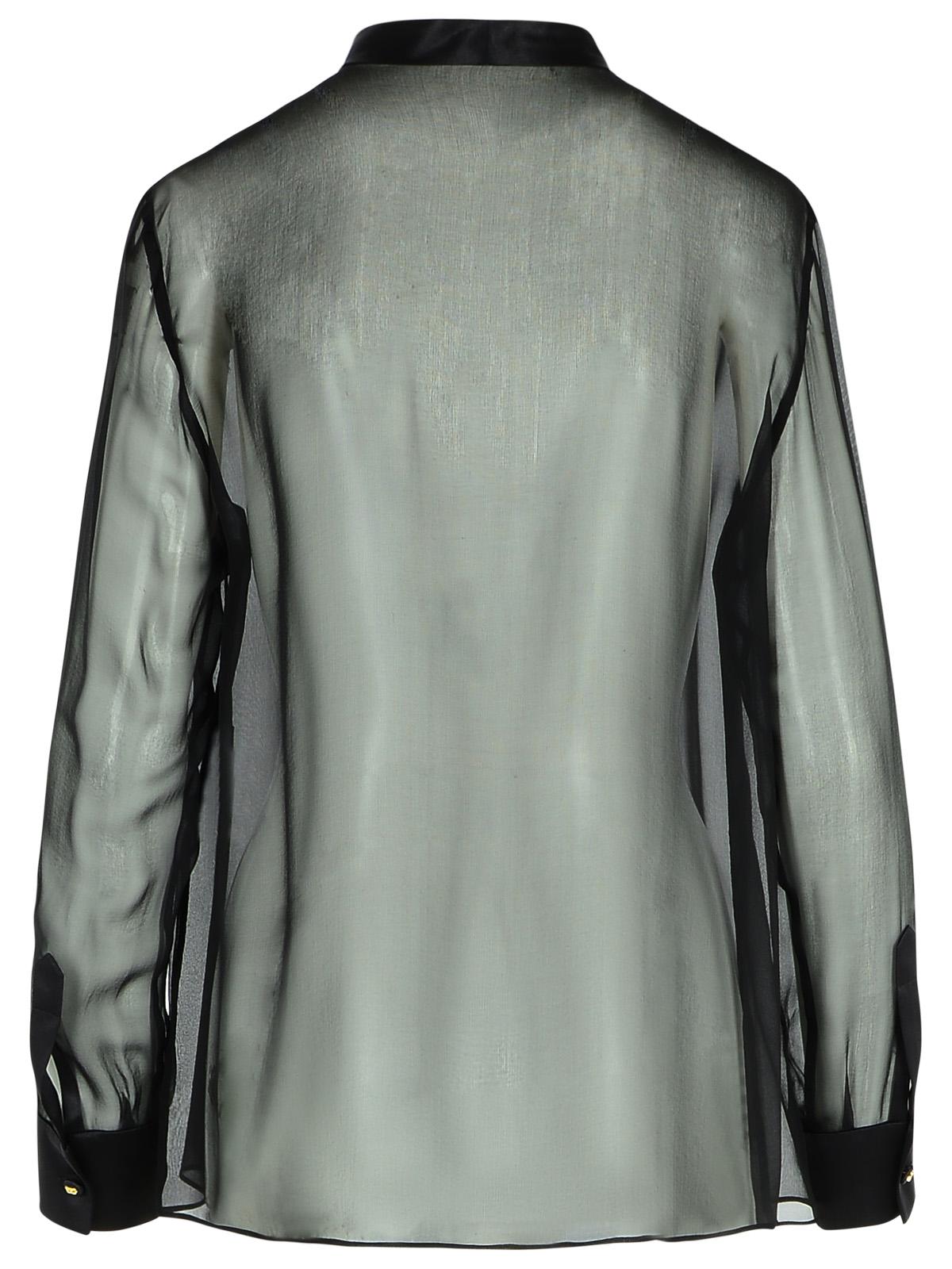 Dolce & Gabbana Black Silk Shirt Women