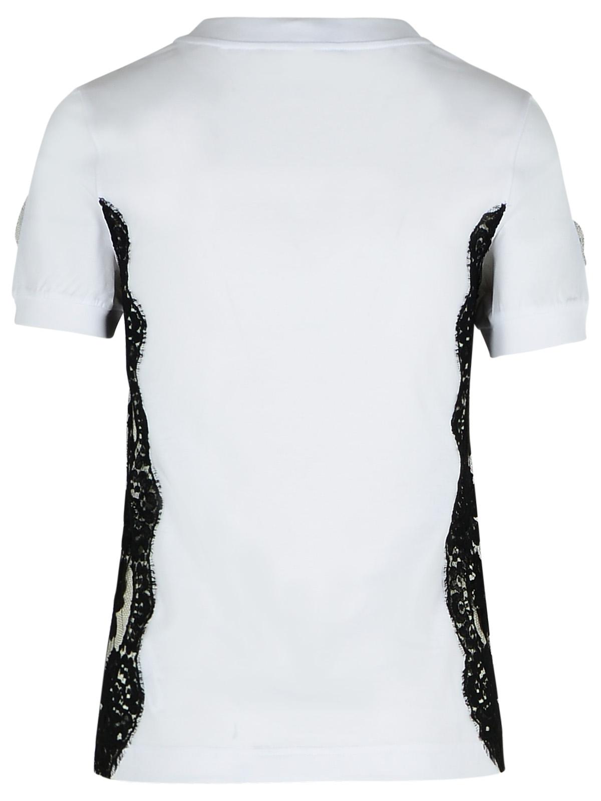 Dolce & Gabbana White Cotton T-Shirt Women