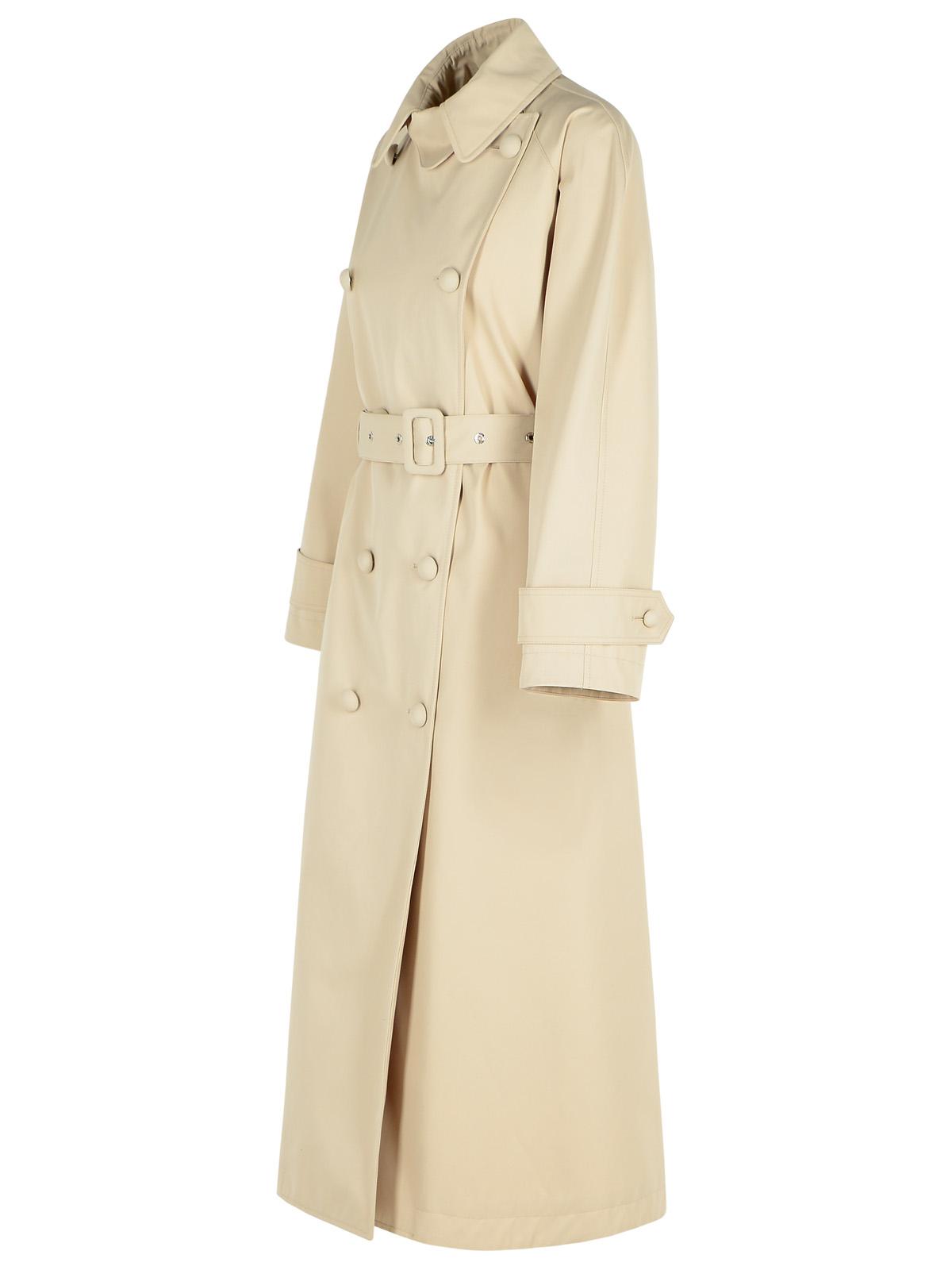 Dolce & Gabbana 'Over' Beige Polyester Blend Trench Coat Women