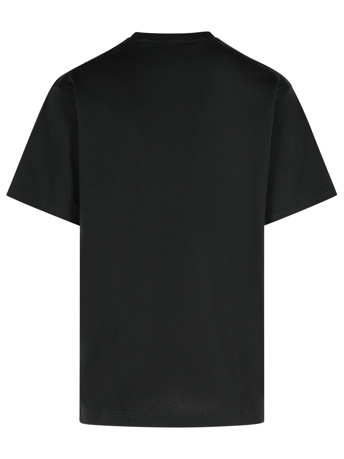 Dolce & Gabbana Black Cotton T-Shirt Men