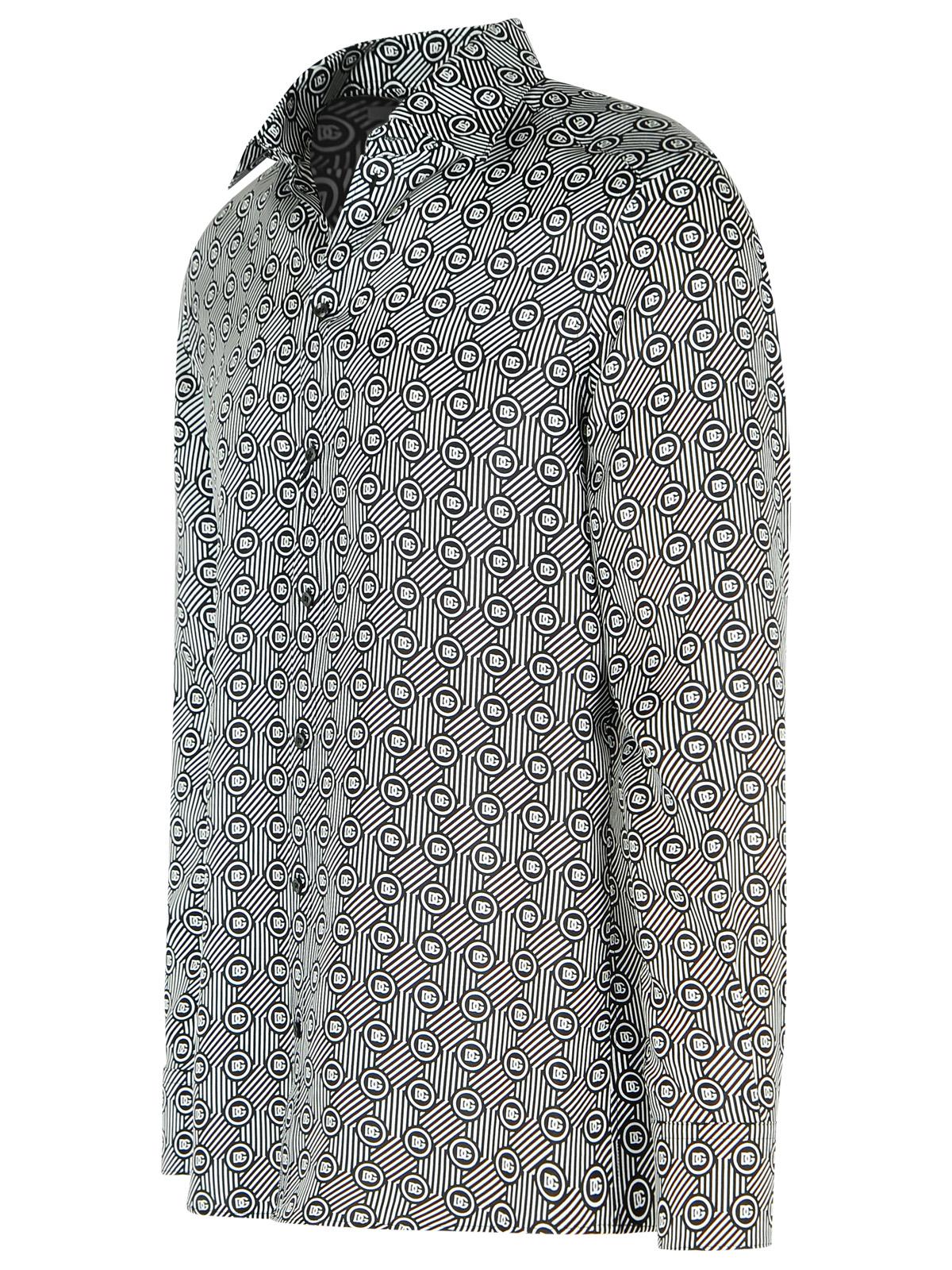 Dolce & Gabbana Black Silk Shirt Men