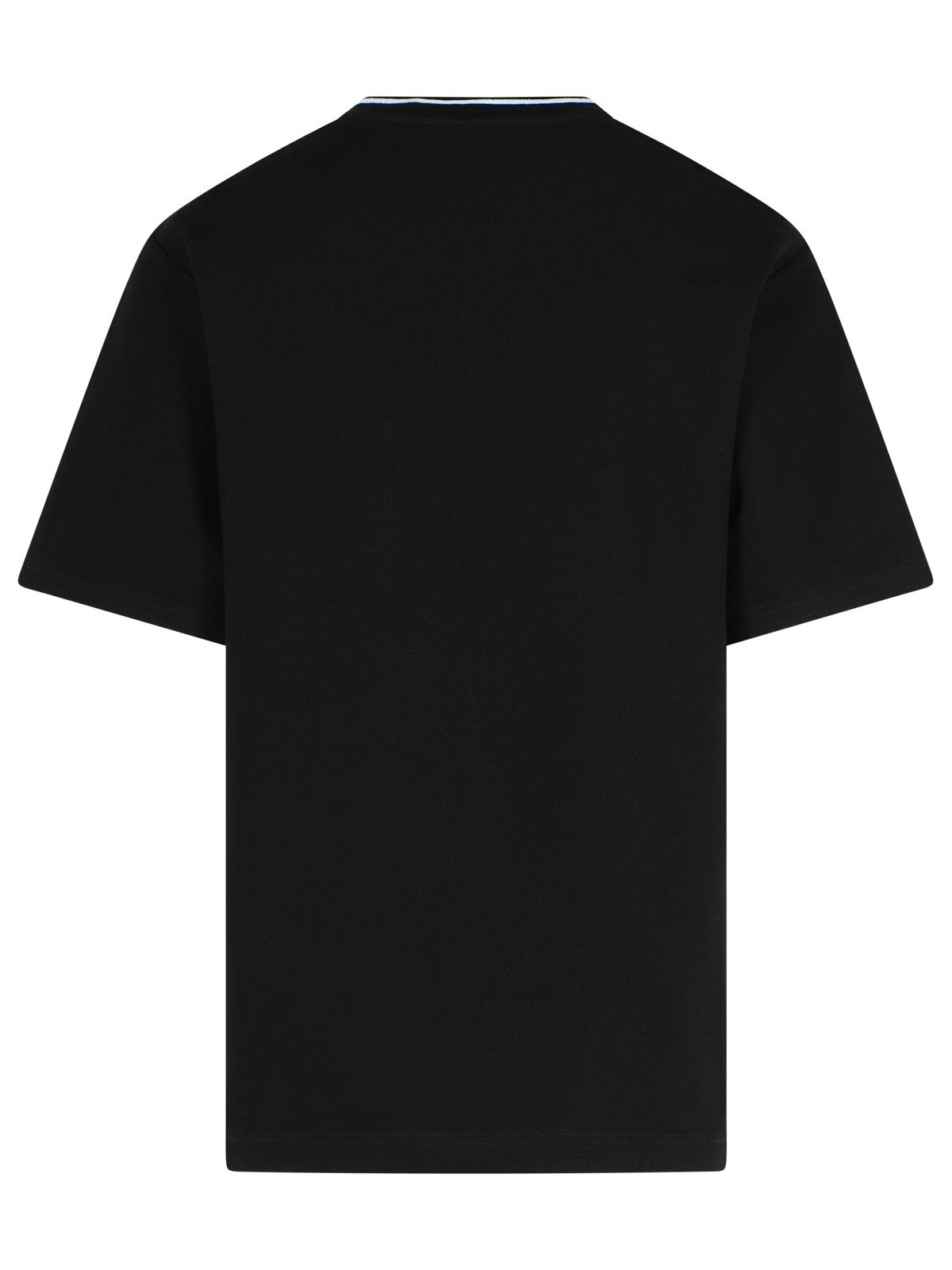 Dolce & Gabbana Black Cotton T-Shirt Men