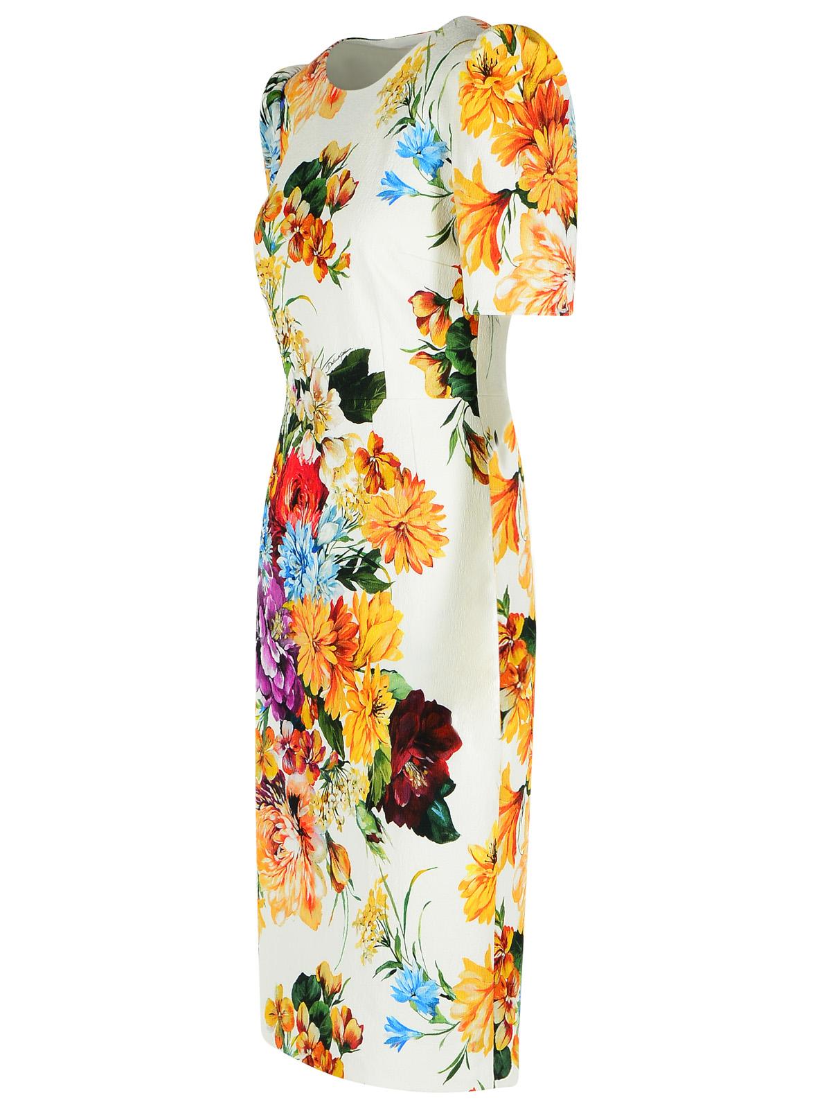 Dolce & Gabbana Bouquet Print 'Cretonne' Dress Women