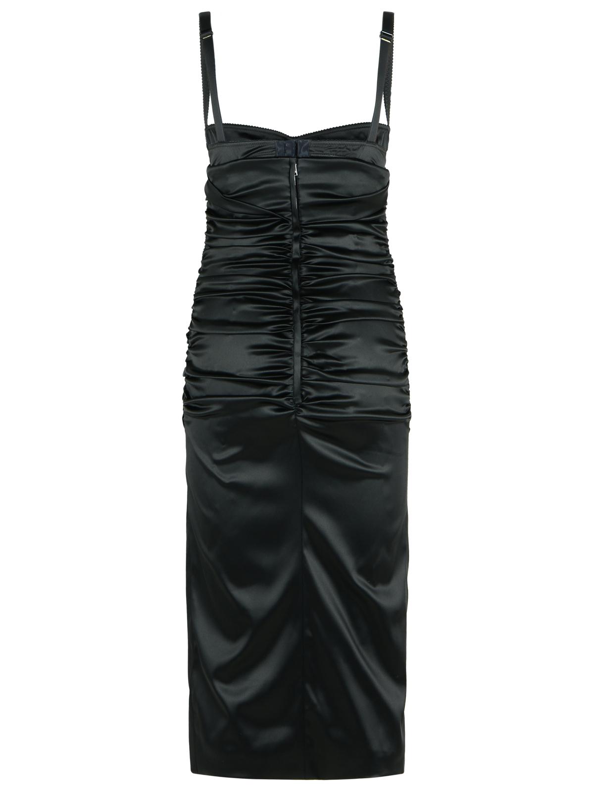 Dolce & Gabbana Black Silk Blend Dress Women