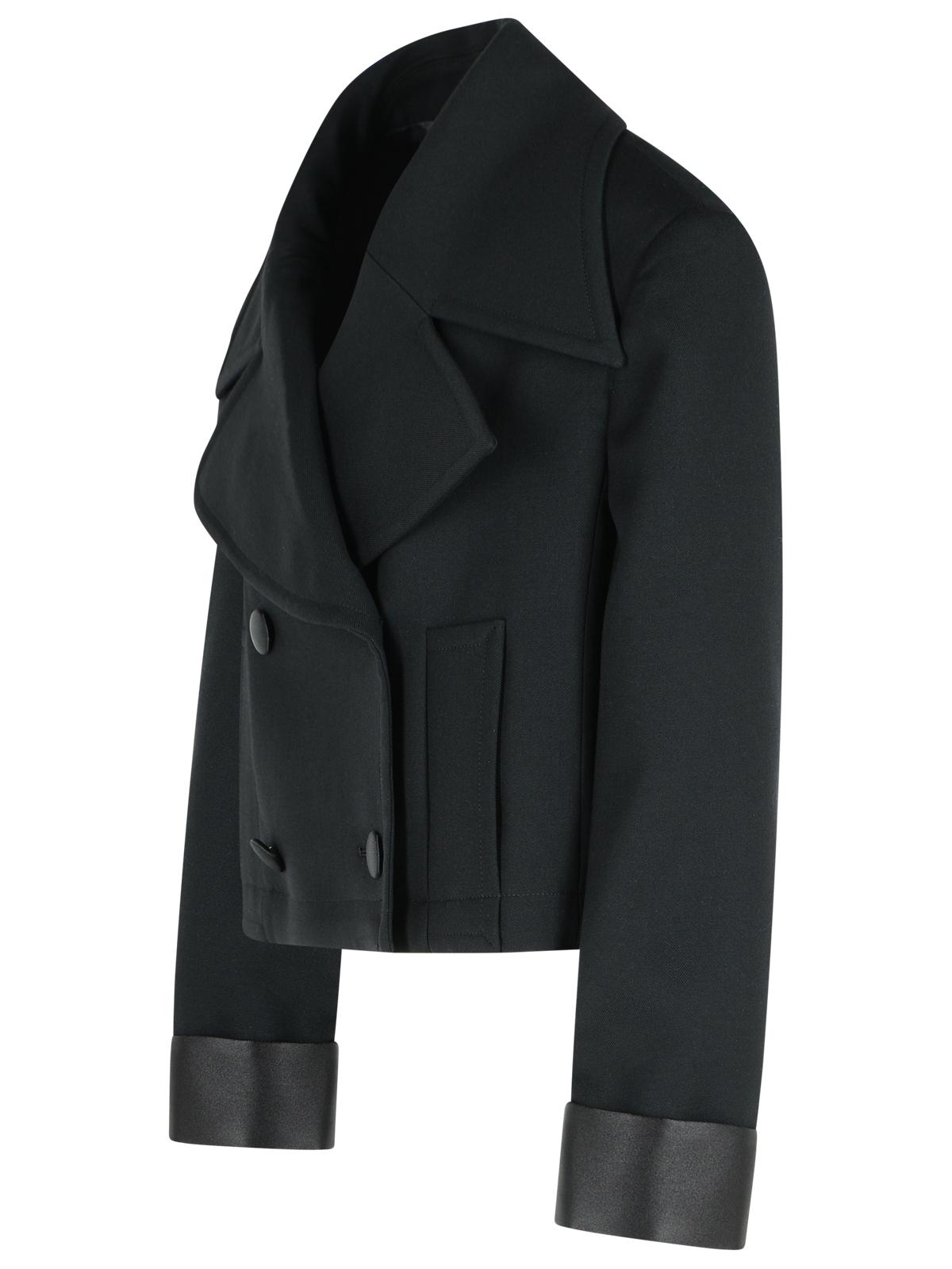 Dolce & Gabbana Black Virgin Wool Blend Jacket Women