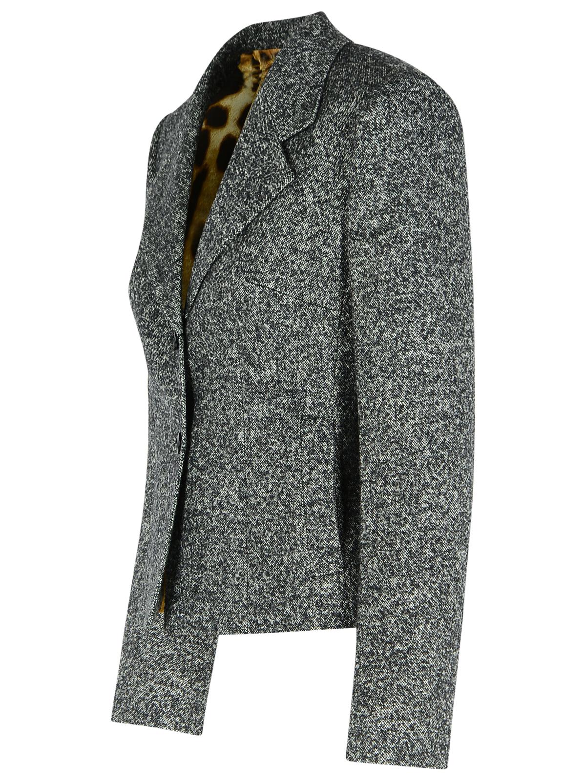 Dolce & Gabbana Two-Tone Virgin Wool Blend Jacket Women