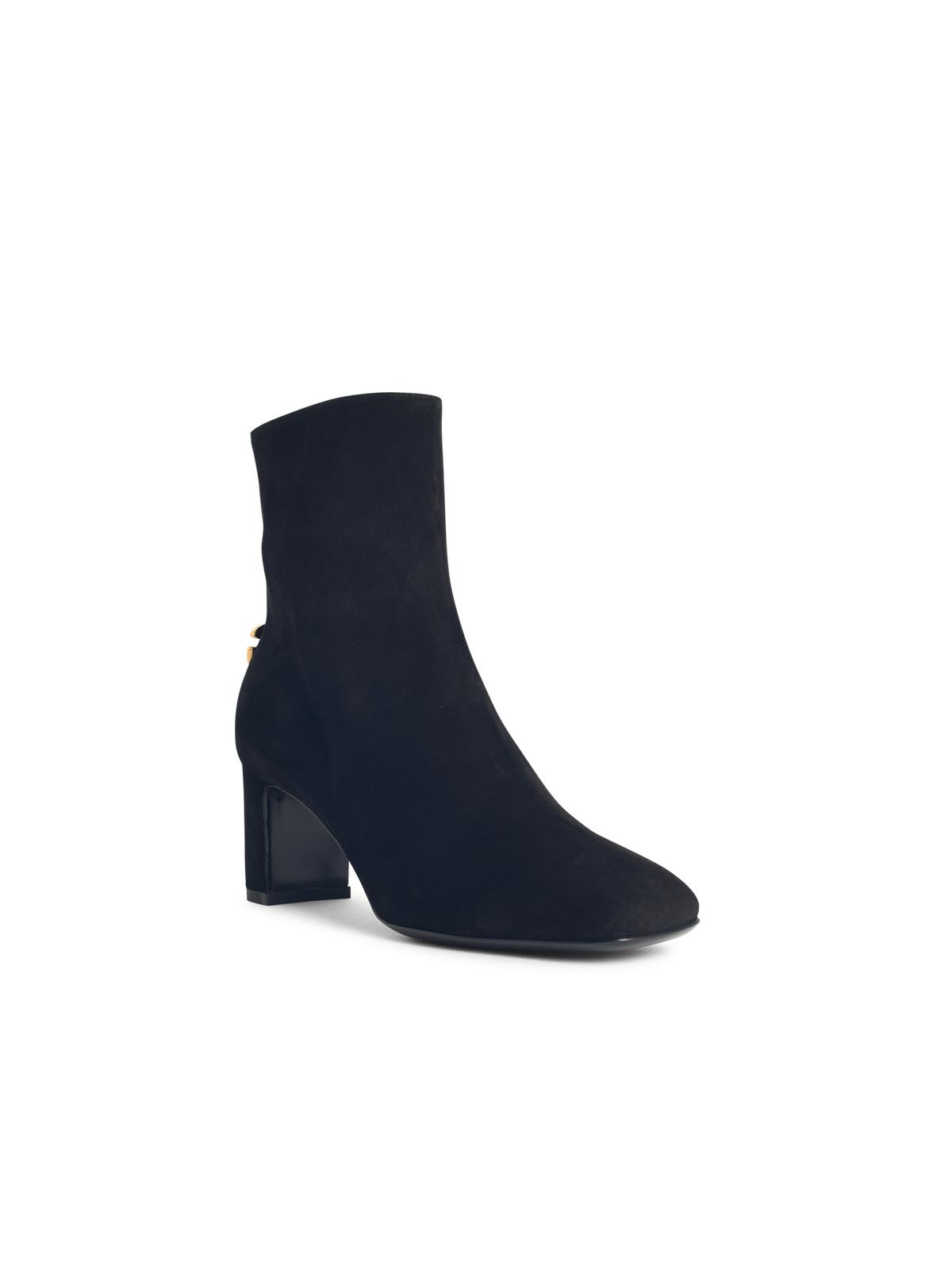 Dolce & Gabbana Black Suede Ankle Boots Women