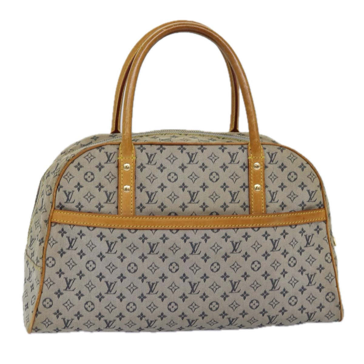 LOUIS VUITTON Monogram mini Marie Hand Bag Blue M92003 LV 77072
