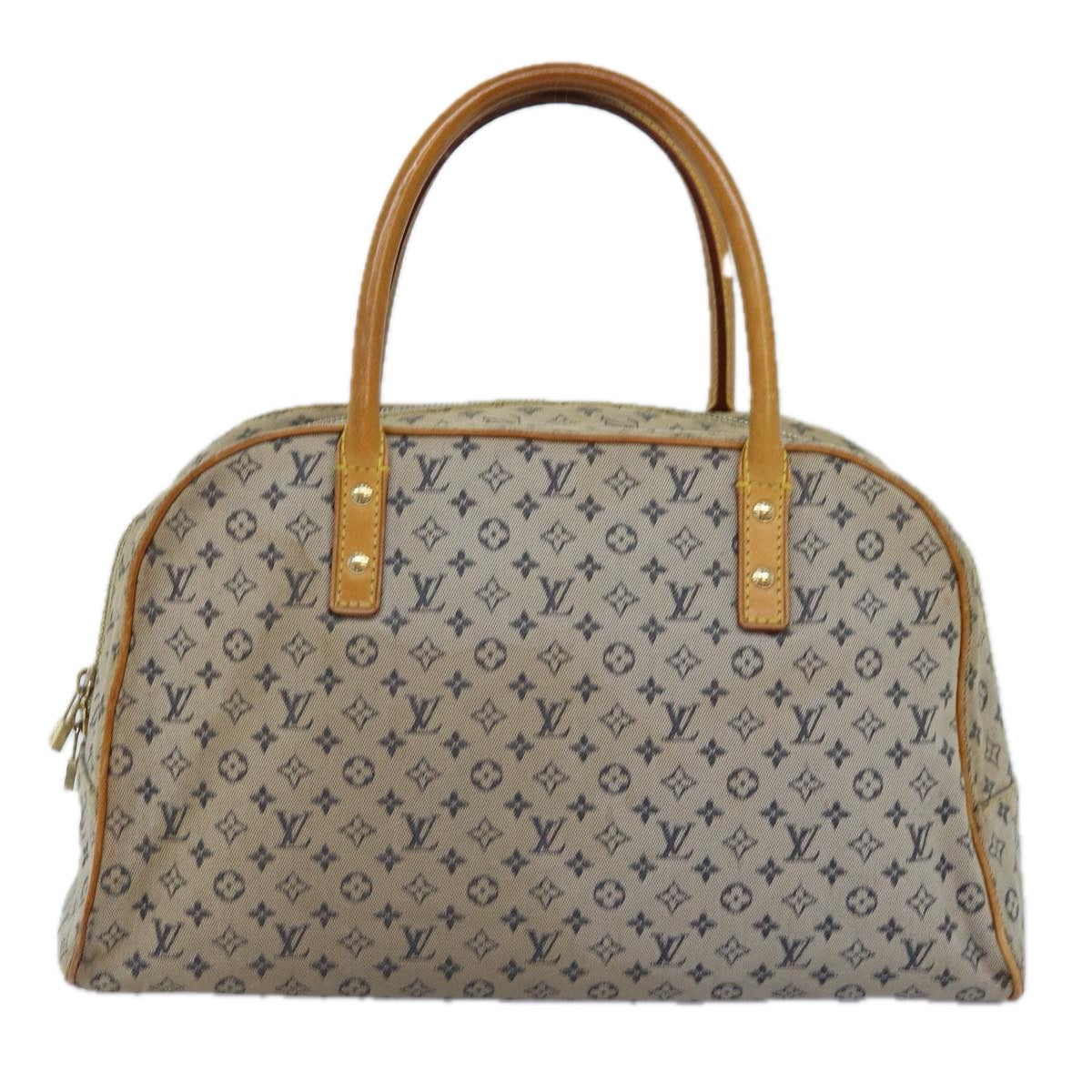 LOUIS VUITTON Monogram mini Marie Hand Bag Blue M92003 LV 77072