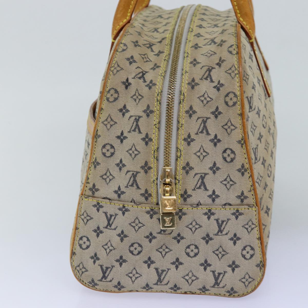 LOUIS VUITTON Monogram mini Marie Hand Bag Blue M92003 LV 77072