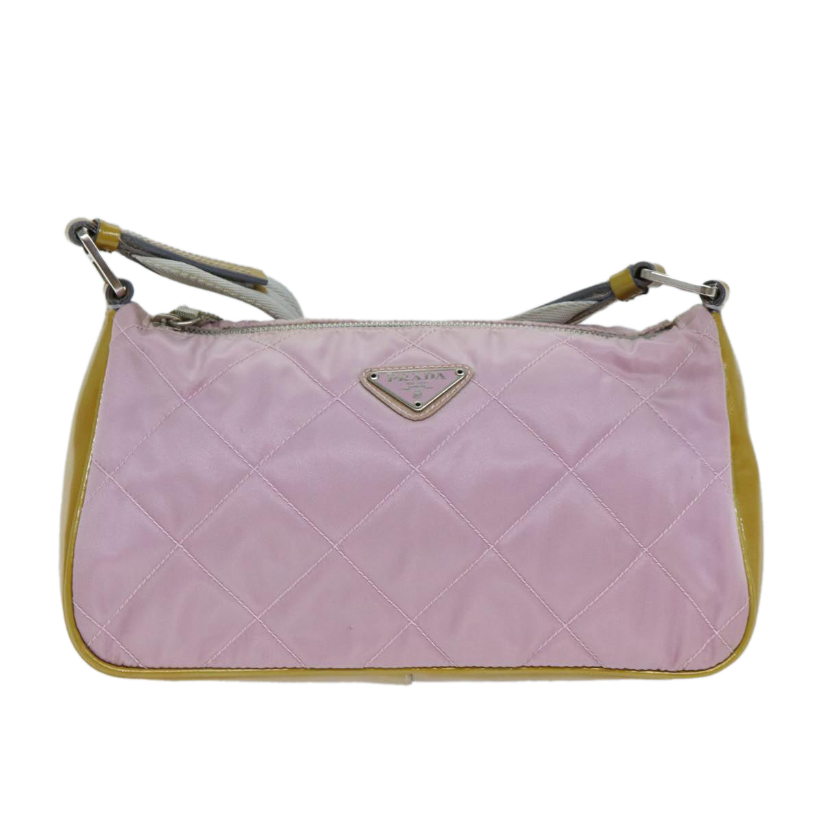 PRADA Shoulder Bag Nylon Pink  77076