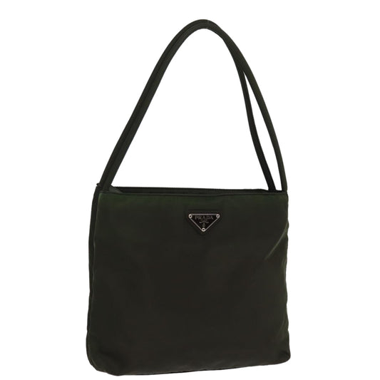 PRADA Shoulder Bag Nylon Khaki  77081