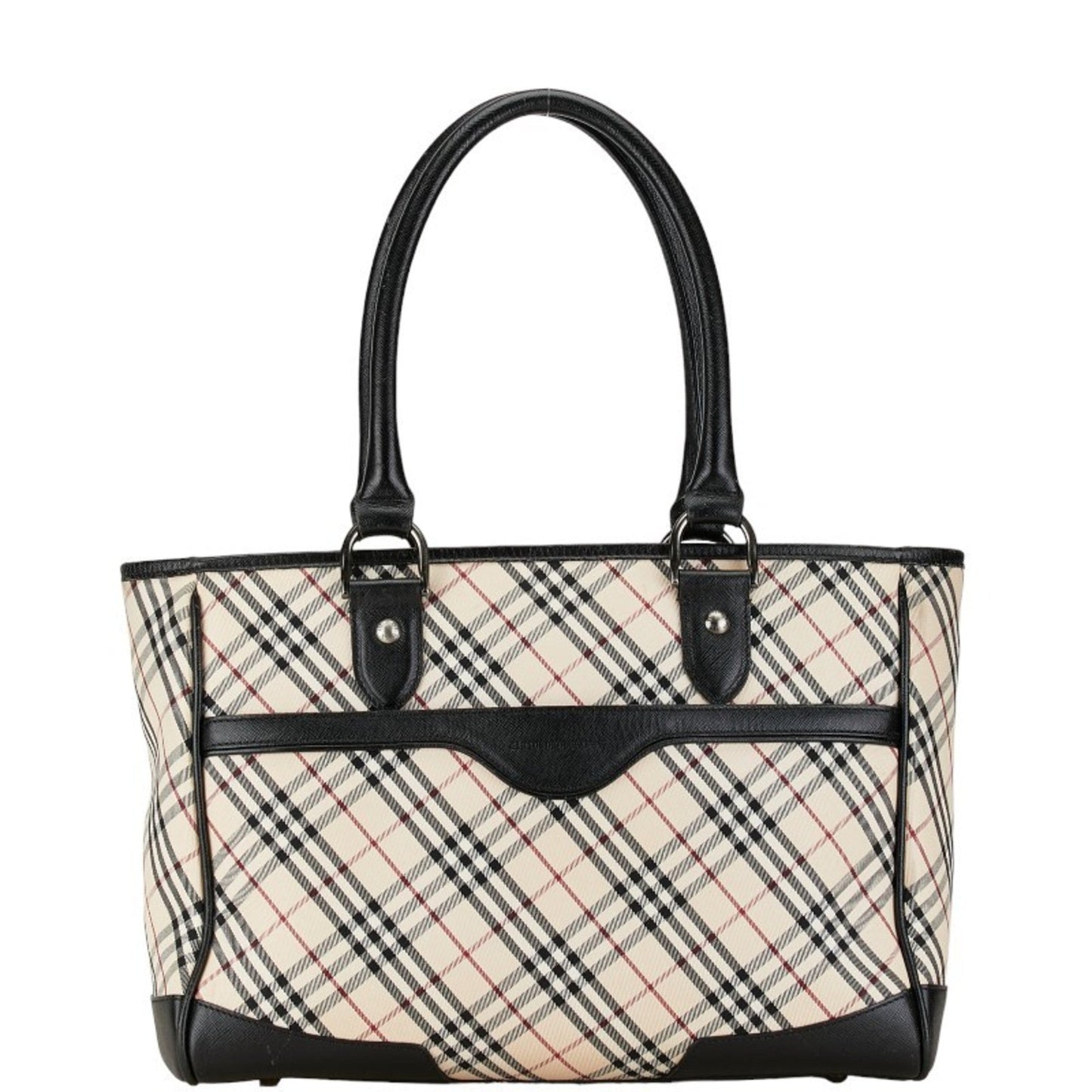 Burberry   Canvas Leather Handbag Tote Bag ()