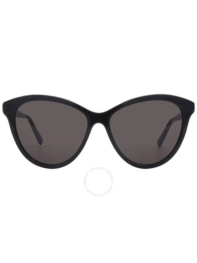 Saint Laurent Saint Laurent Black Butterfly Ladies Sunglasses SL 456 001 57