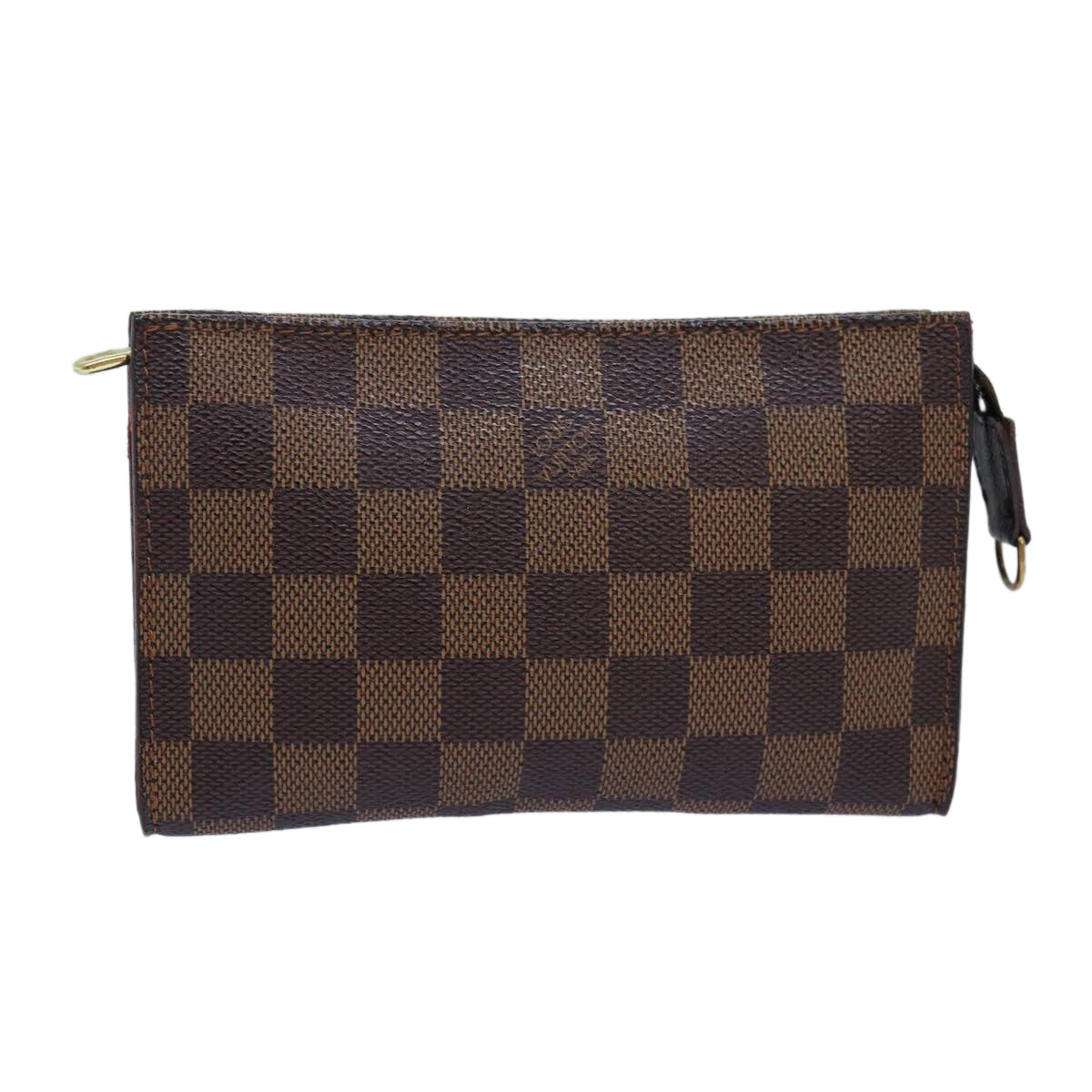 LOUIS VUITTON Damier Ebene Marais Pouch LV 77159