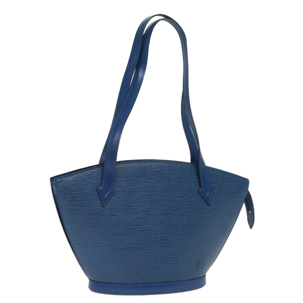 LOUIS VUITTON Epi Saint Jacques Poignees Long Hand Bag Blue M52265 77186