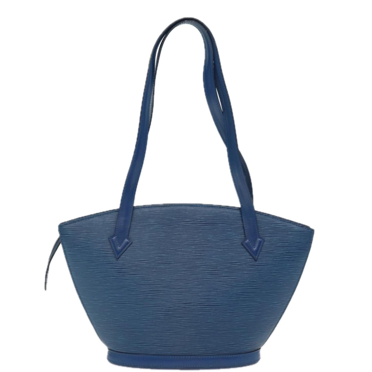 LOUIS VUITTON Epi Saint Jacques Poignees Long Hand Bag Blue M52265 77186