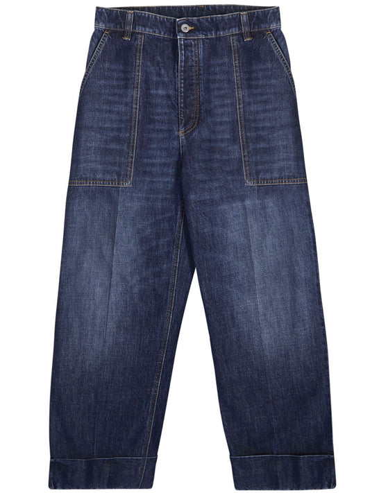 BOTTEGA VENETA Denim Charm Women's Jeans - Slim Fit